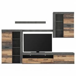 Loftscape Ensemble meubles TV Sacaton - Imitation bois recyclé / Imitation béton -loftscape Boutique 1000342477 220404 030 DETAILS P000000001000342477