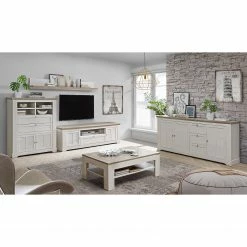 Ridgevalley Buffet haut Sandvik I - Imitation chêne blanc / Imitation chêne Nelson -loftscape Boutique 1000342492 220413 020 MOOD DETAILS P000000001000342492 mood