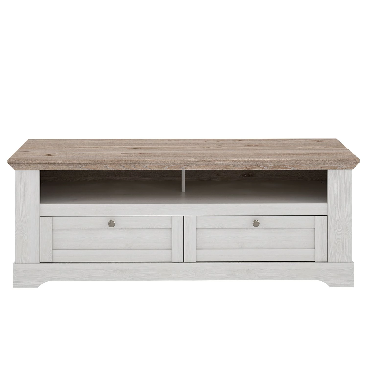 Ridgevalley Meuble TV Sandvik II - Imitation chêne blanc / Imitation chêne Nelson 4 Ridgevalley Meuble TV Sandvik II - Imitation chêne blanc / Imitation chêne Nelson – Image 2