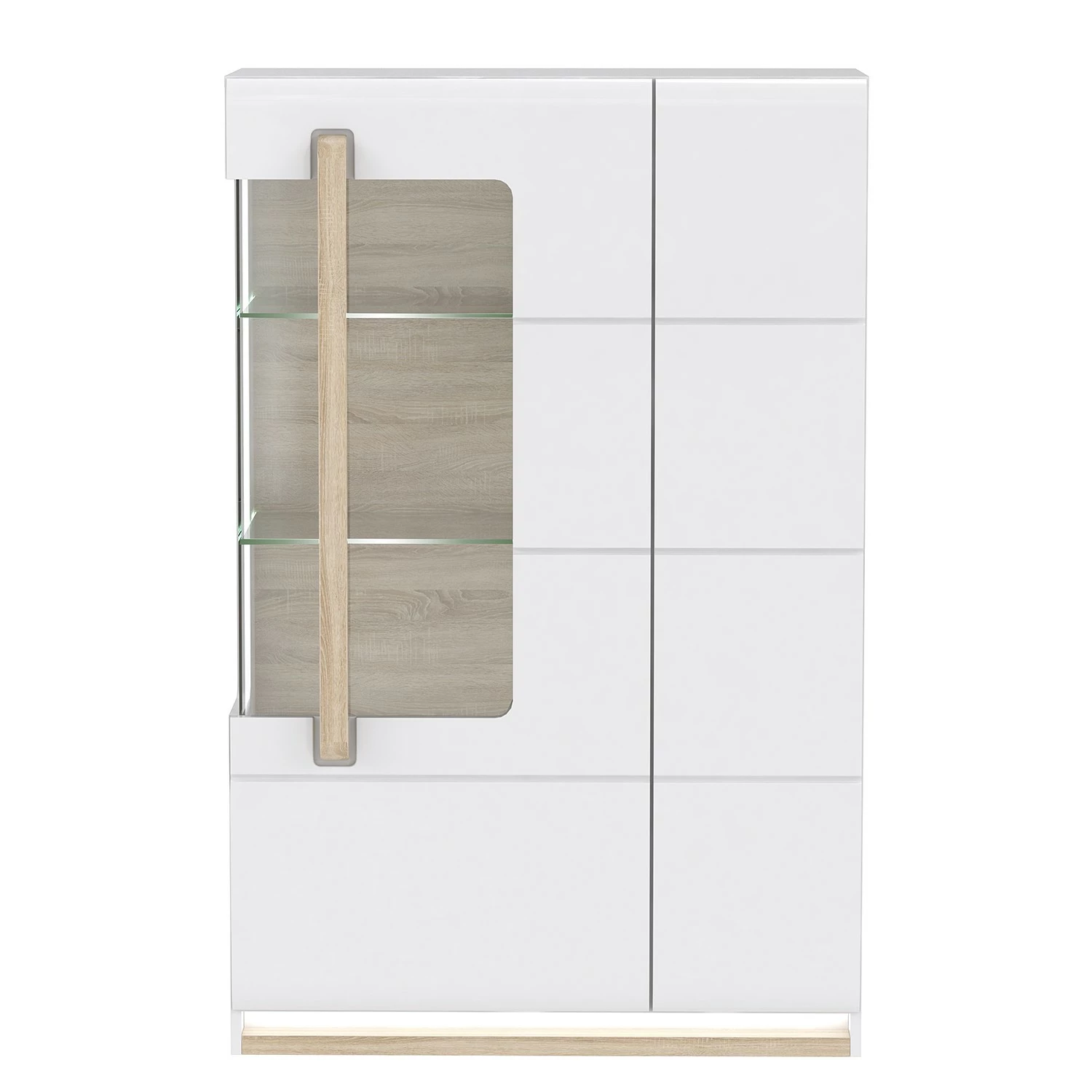 Loftscape Buffet haut Toscana II - Éclairage inclus - Imitation chêne de Sonoma 5 Loftscape Buffet haut Toscana II - Éclairage inclus - Imitation chêne de Sonoma – Image 3