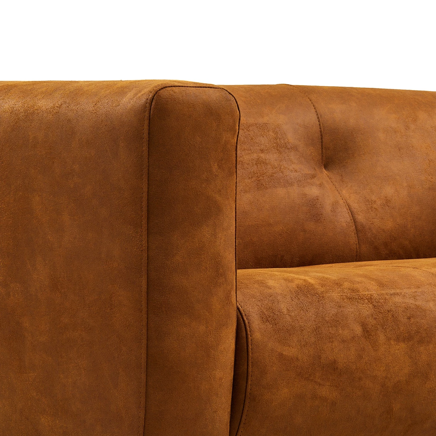 Norrwood Canapé Onaka (2 places) - Cuir synthétique Burga: Cognac 6 Norrwood Canapé Onaka (2 places) - Cuir synthétique Burga: Cognac – Image 4