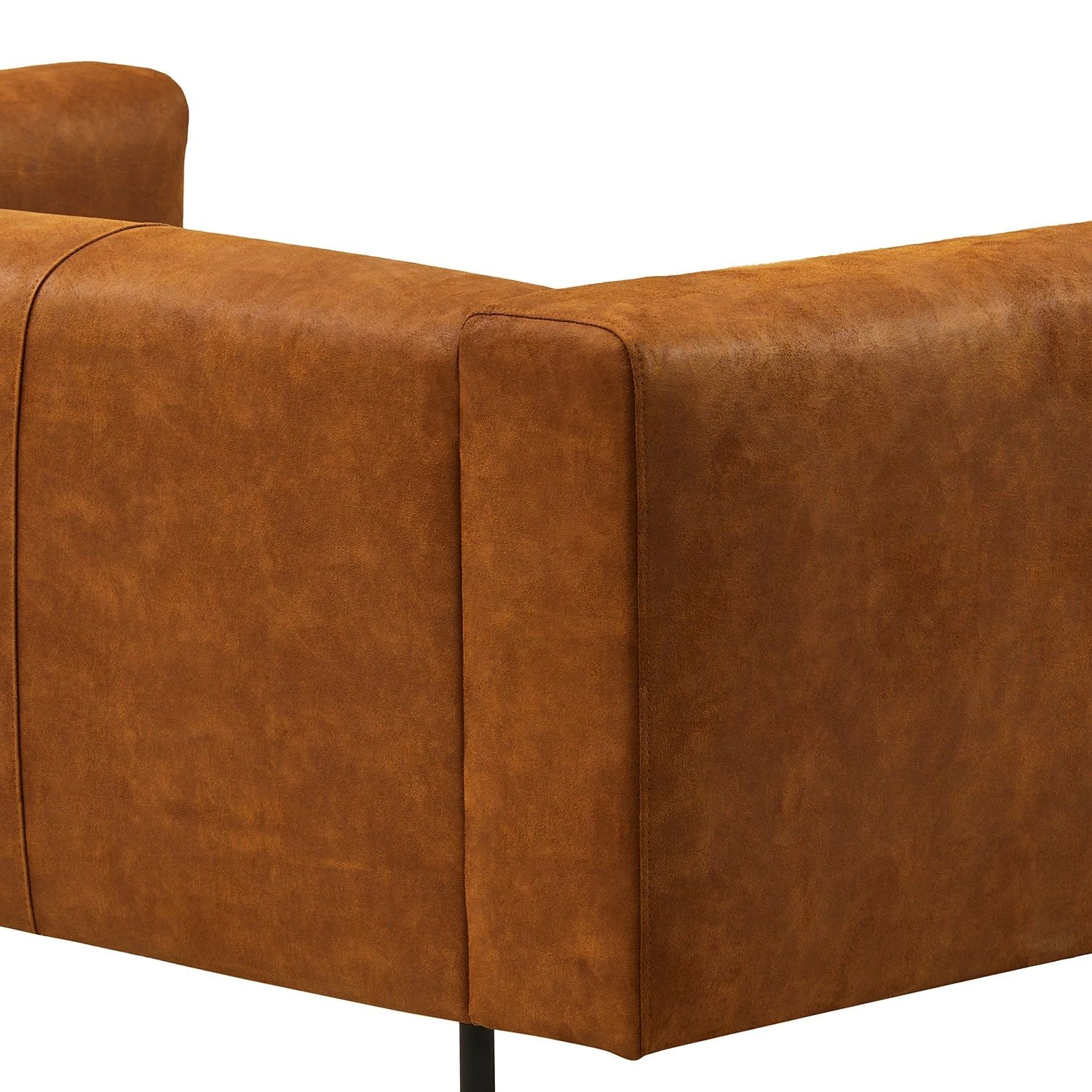 Norrwood Canapé Onaka (2 places) - Cuir synthétique Burga: Cognac 9 Norrwood Canapé Onaka (2 places) - Cuir synthétique Burga: Cognac – Image 7