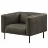 Norrwood Fauteuil Onaka - Cuir synthétique Burga: Anthracite -loftscape Boutique 1000343859 220412 010 IMAGE P000000001000343859