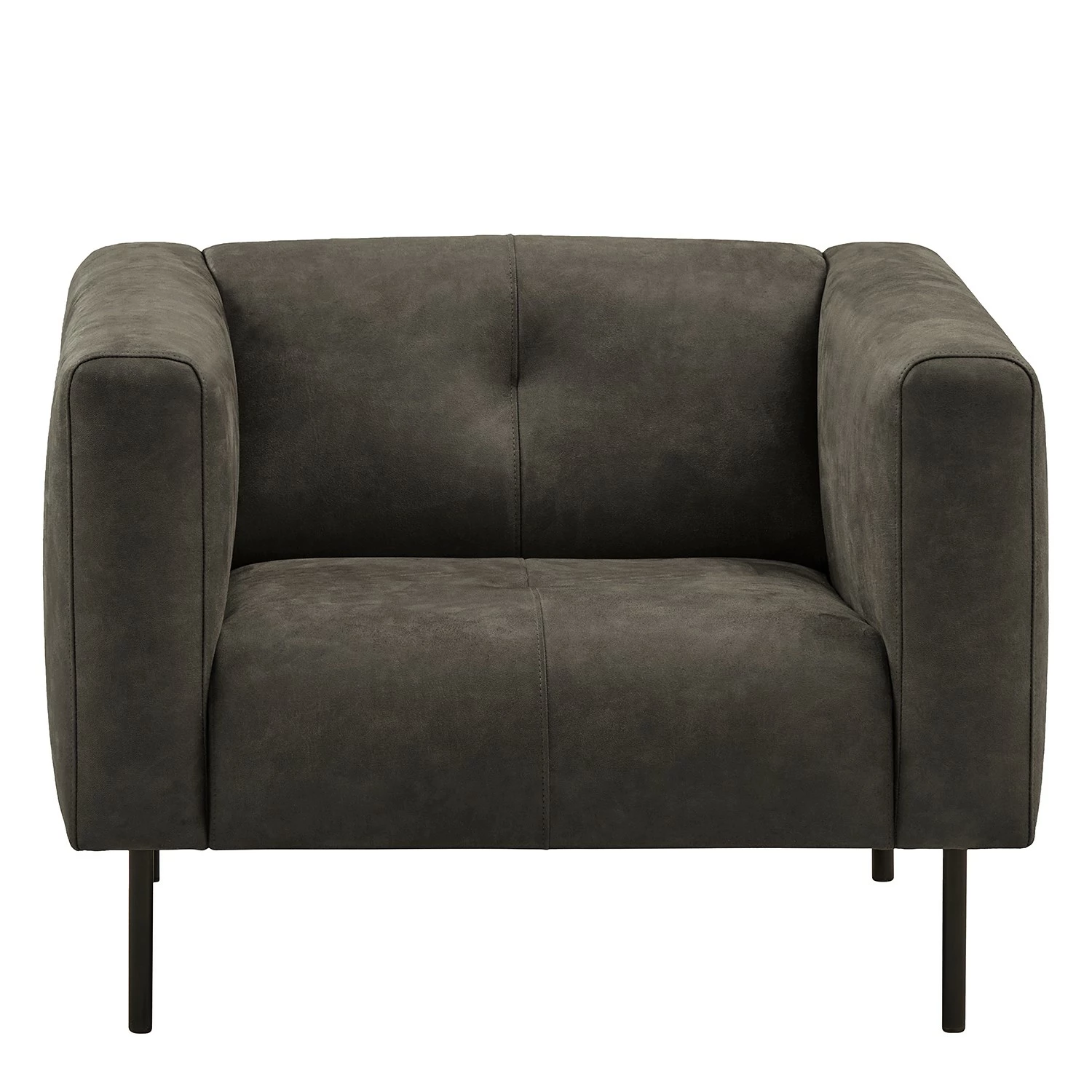 Norrwood Fauteuil Onaka - Cuir synthétique Burga: Anthracite 4 Norrwood Fauteuil Onaka - Cuir synthétique Burga: Anthracite – Image 2