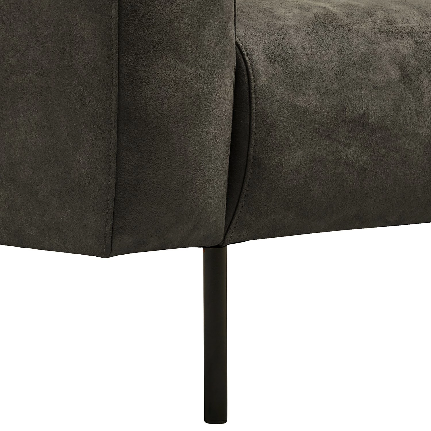 Norrwood Fauteuil Onaka - Cuir synthétique Burga: Anthracite 10 Norrwood Fauteuil Onaka - Cuir synthétique Burga: Anthracite – Image 8