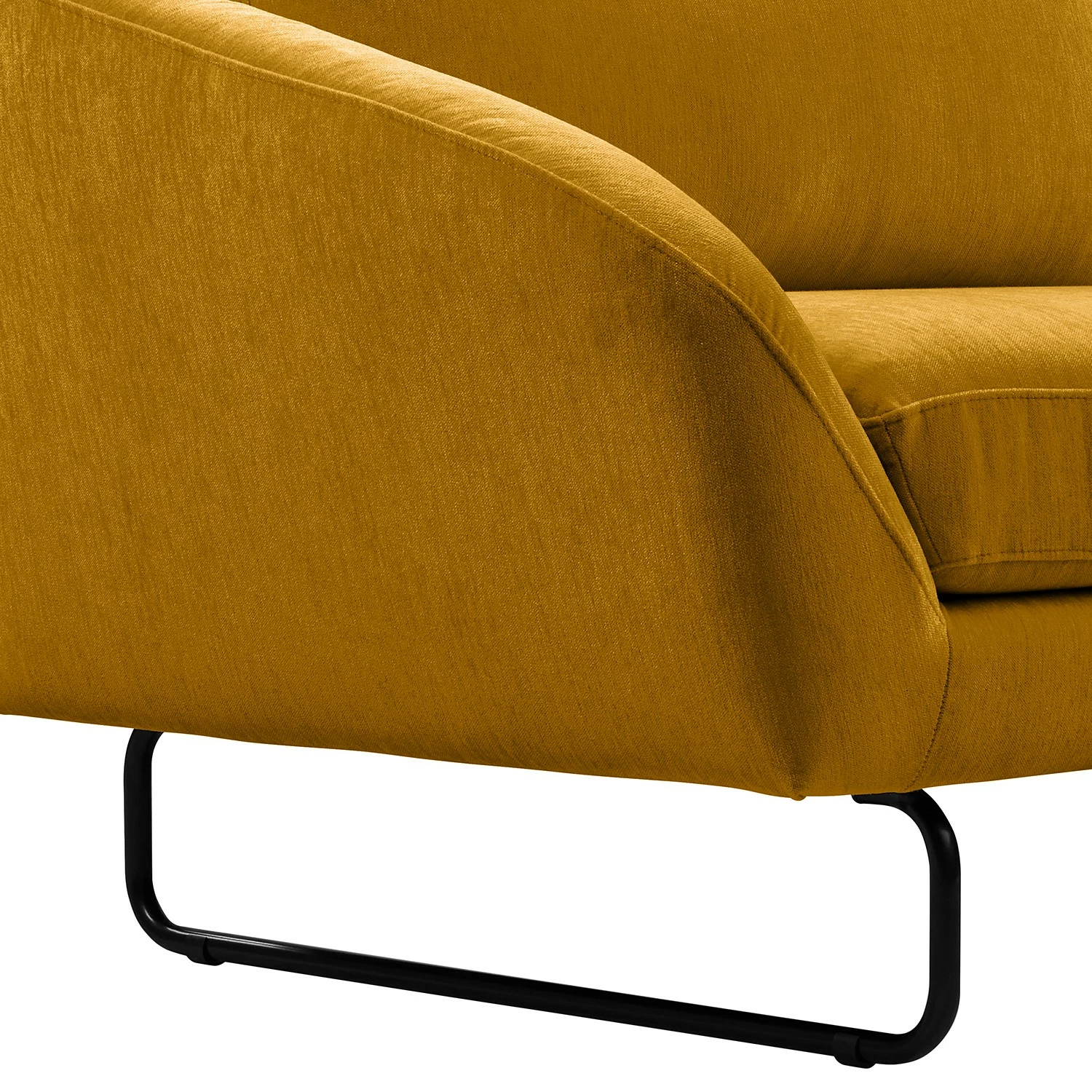 Loftscape Canapé Rhoads (2/3 places) - Microfibre Vera: Jaune maïs 10 Loftscape Canapé Rhoads (2/3 places) - Microfibre Vera: Jaune maïs – Image 8