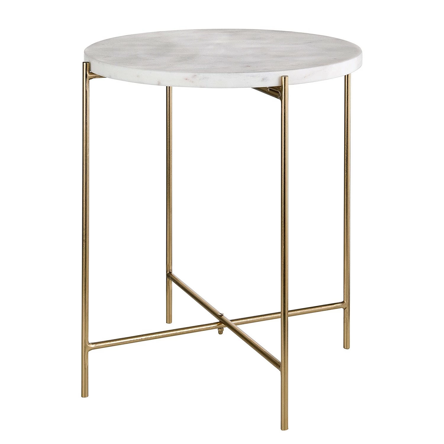 Butlers Bout de canapé MARBLE - Marbre / Fer - Blanc 3 Butlers Bout de canapé MARBLE - Marbre / Fer - Blanc