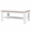 Loftscape Table basse Wilander - Imitation chêne Nelson / Blanc mat