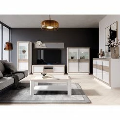 Loftscape Vitrine Wilander - Éclairage inclus - Blanc brillant / Imitation chêne Nelson 13 Loftscape Vitrine Wilander - Éclairage inclus - Blanc brillant / Imitation chêne Nelson -loftscape Boutique 1000344666 220414 021 MOOD DETAILS P000000001000344666 mood