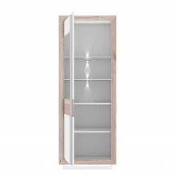 Loftscape Vitrine Wilander - Éclairage inclus - Blanc brillant / Imitation chêne Nelson 17 Loftscape Vitrine Wilander - Éclairage inclus - Blanc brillant / Imitation chêne Nelson -loftscape Boutique 1000344666 220414 045 DETAILS P000000001000344666