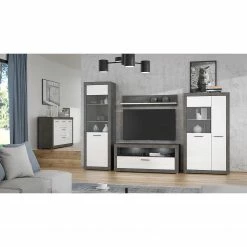 Loftscape Vitrine Vetras - Blanc brillant / Imitation béton 15 Loftscape Vitrine Vetras - Blanc brillant / Imitation béton -loftscape Boutique 1000344669 220414 022 MOOD DETAILS P000000001000344669 mood