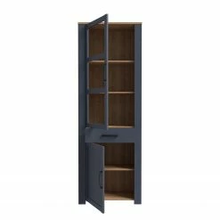 Ridgevalley Vitrine Vassia - Imitation chêne Navy / Imitation chêne Riviera 22 Ridgevalley Vitrine Vassia - Imitation chêne Navy / Imitation chêne Riviera -loftscape Boutique 1000344675 220414 045 DETAILS P000000001000344675