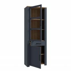 Ridgevalley Vitrine Vassia - Imitation chêne Navy / Imitation chêne Riviera 23 Ridgevalley Vitrine Vassia - Imitation chêne Navy / Imitation chêne Riviera -loftscape Boutique 1000344675 220414 050 DETAILS P000000001000344675