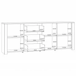 Ridgevalley Buffet Vassia II - Imitation chêne Navy / Imitation chêne Riviera 15 Ridgevalley Buffet Vassia II - Imitation chêne Navy / Imitation chêne Riviera -loftscape Boutique 1000344683 220414 501 SKETCH DETAILS P000000001000344683 sketch