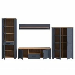 Ridgevalley Ensemble meubles TV Vassia II (4 élém.) - Imitation chêne Navy / Imitation chêne Riviera -loftscape Boutique 1000344685 220414 050 DETAILS P000000001000344685