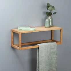 WENKO Étagère murale Ferrara - Noyer massif -loftscape Boutique 1000345607 220412 020 MOOD DETAILS P000000001000345607 mood