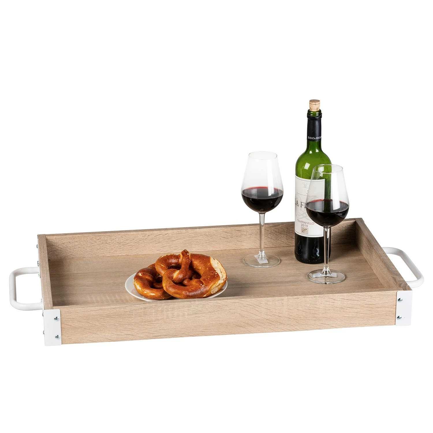 WENKO Desserte Rustico - Imitation chêne de Sonoma / Blanc 6 WENKO Desserte Rustico - Imitation chêne de Sonoma / Blanc – Image 4