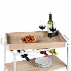 WENKO Desserte Rustico - Imitation chêne de Sonoma / Blanc 16 WENKO Desserte Rustico - Imitation chêne de Sonoma / Blanc -loftscape Boutique 1000345611 220412 050 DETAILS P000000001000345611