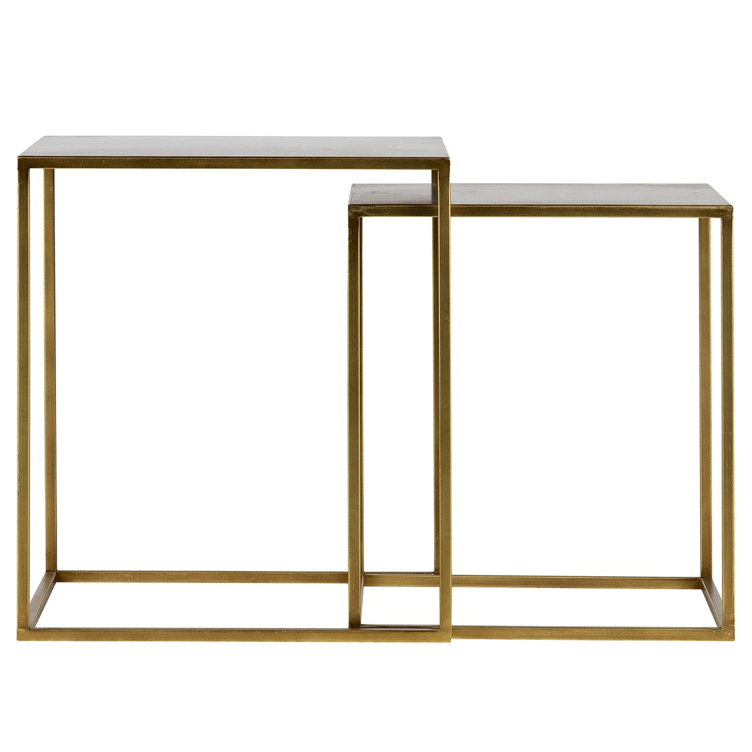 Red Living Bouts de canapé Turon (lot de 2) - Métal - Laiton 5 Red Living Bouts de canapé Turon (lot de 2) - Métal - Laiton – Image 3