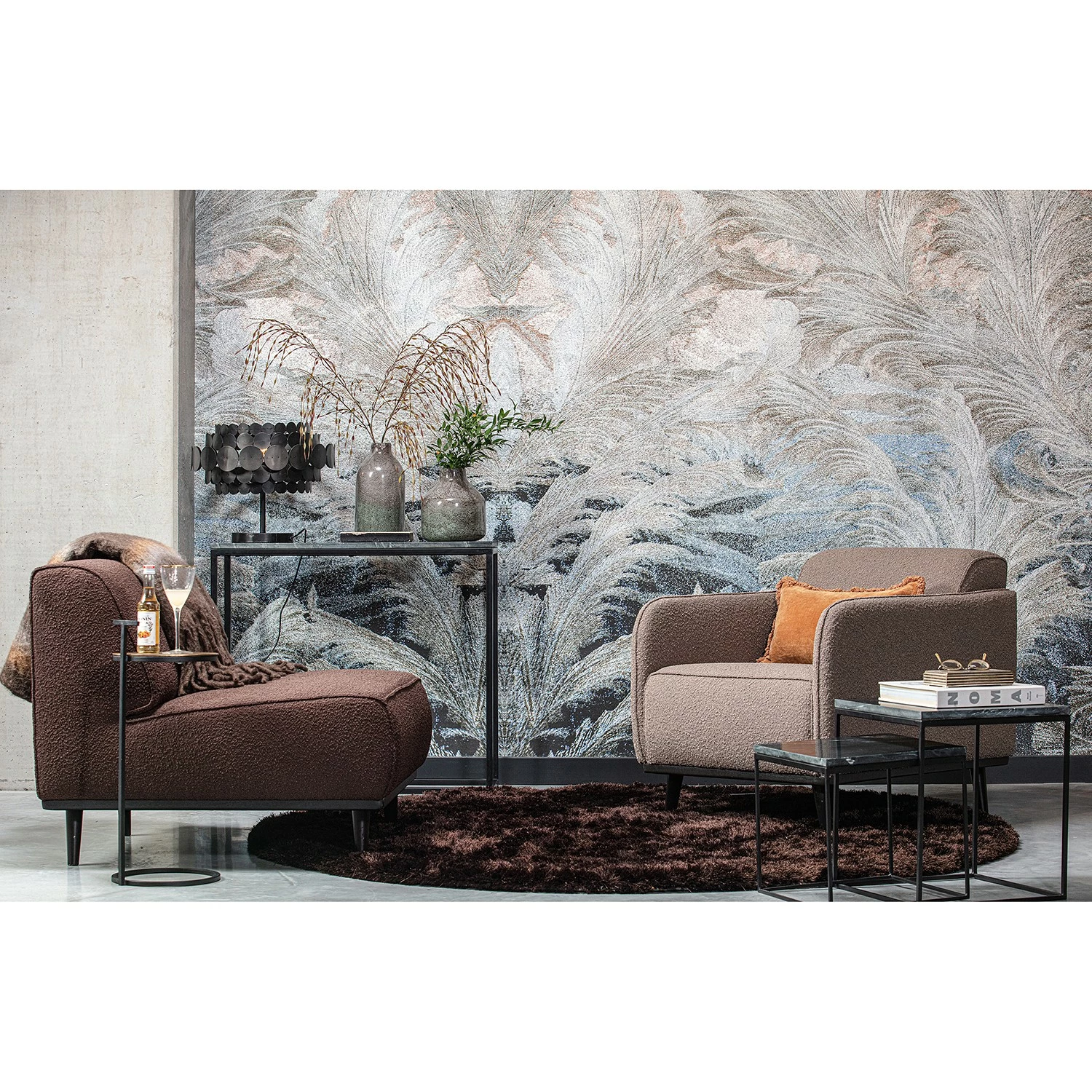 Red Living Console Wida - Marbre / Métal - Marbre Noir / Noir 4 Red Living Console Wida - Marbre / Métal - Marbre Noir / Noir – Image 2