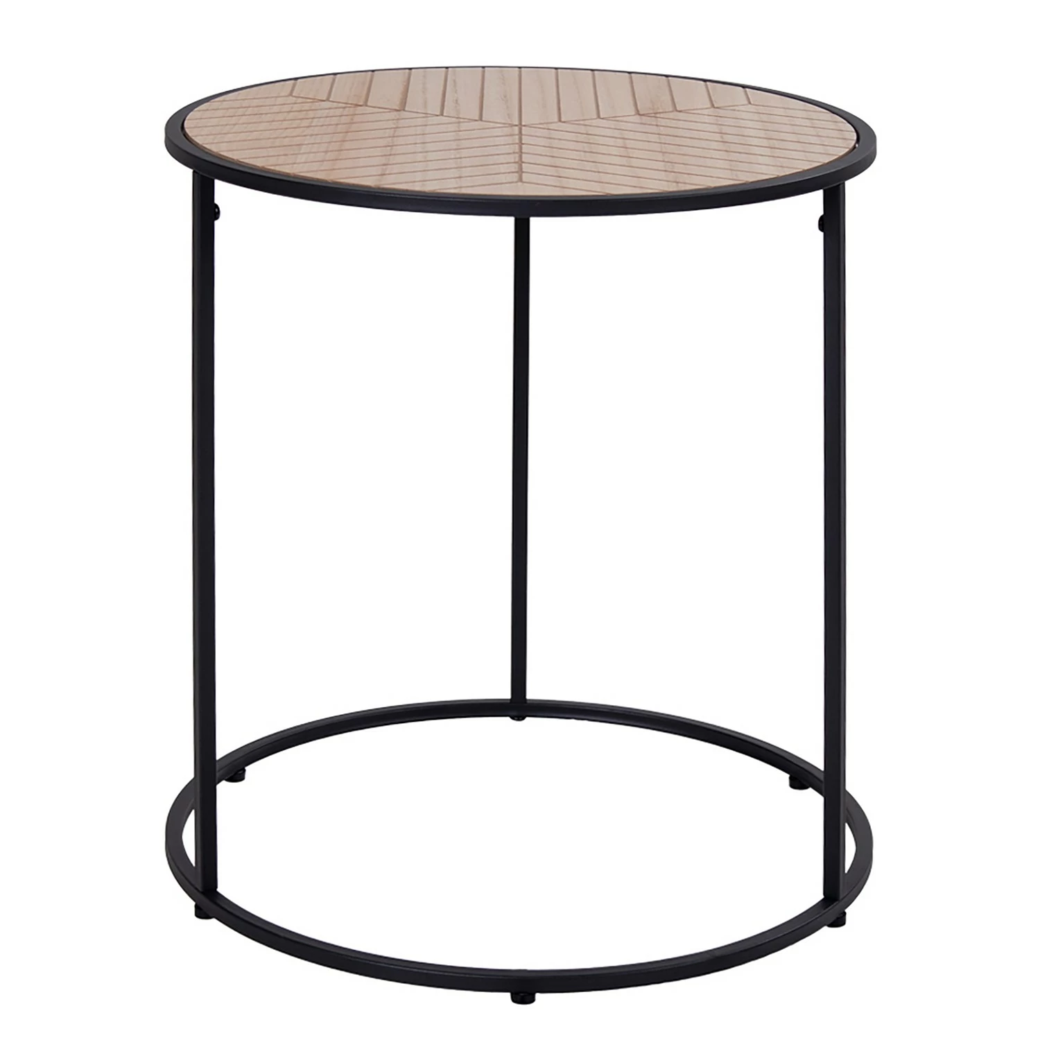 Red Living Bout de canapé Talisay - Placage en bois véritable / Métal - Paulownia / Noir 3 Red Living Bout de canapé Talisay - Placage en bois véritable / Métal - Paulownia / Noir