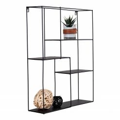 Red Living Étagère murale Tampa II - Métal - Noir -loftscape Boutique 1000345890 220428 040 DETAILS P000000001000345890