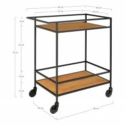 Red Living Desserte Arette - Imitation chêne / Noir 15 Red Living Desserte Arette - Imitation chêne / Noir -loftscape Boutique 1000345904 220428 500 SKETCH DETAILS P000000001000345904 sketch