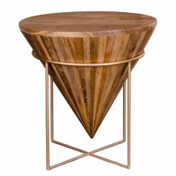 Naturoo Bout de canapé Rickman - Manguier massif / Métal - Manguier / Doré 9 Naturoo Bout de canapé Rickman - Manguier massif / Métal - Manguier / Doré -loftscape Boutique 1000345907 220428 030 DETAILS P000000001000345907