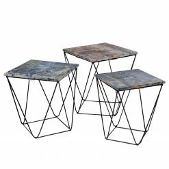 Red Living Bouts de canapé Tarsa (lot de 3) - Bleu -loftscape Boutique 1000345908 220428 030 DETAILS P000000001000345908