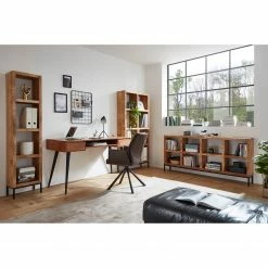 Ars manufacti Étagère de bureau Torres - Manguier massif / Métal - Largeur : 80 cm 7 Ars manufacti Étagère de bureau Torres - Manguier massif / Métal - Largeur : 80 cm -loftscape Boutique 1000346341 220826 020 MOOD DETAILS P000000001000346341 mood