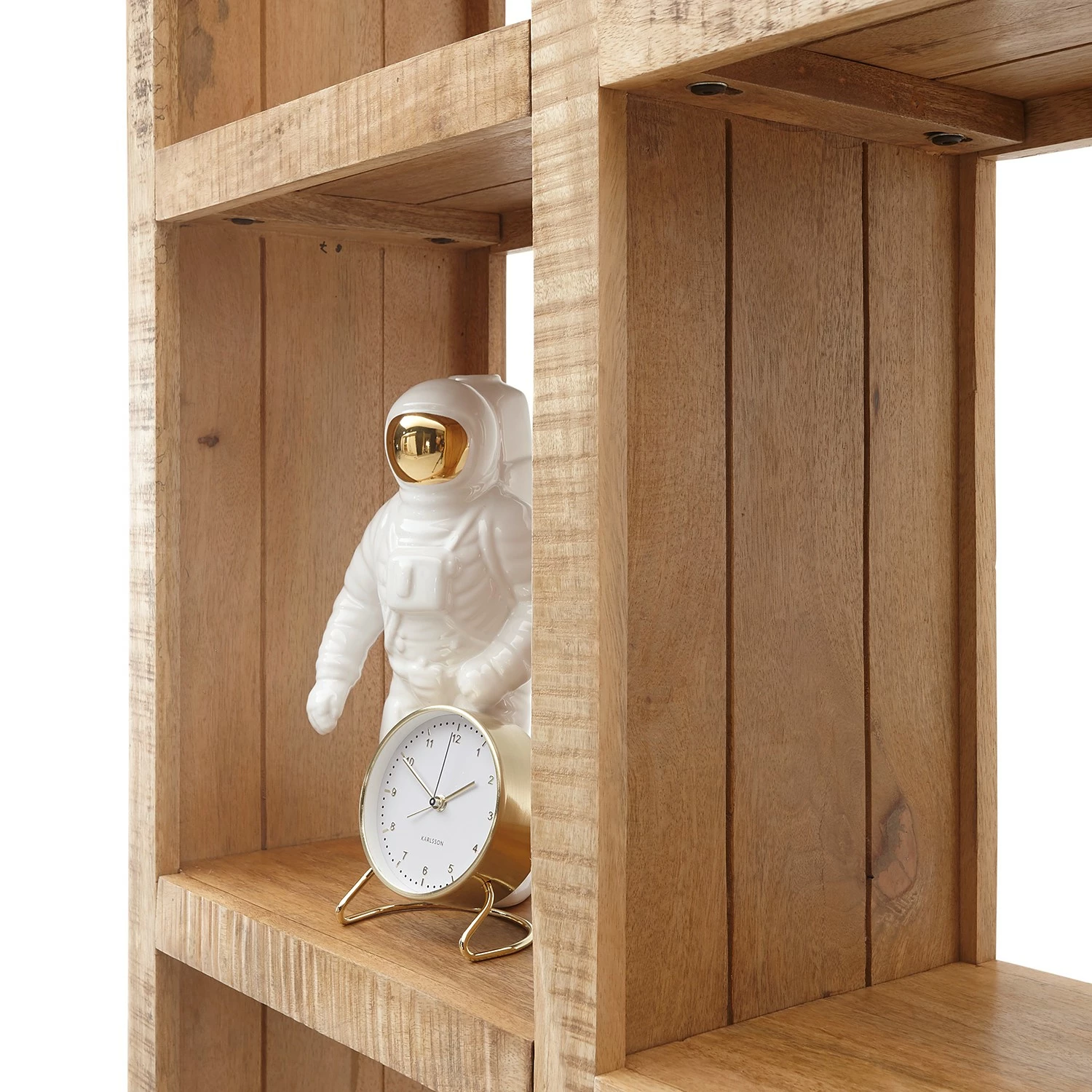 Ars manufacti Étagère de bureau Torres - Manguier massif / Métal - Largeur : 80 cm 5 Ars manufacti Étagère de bureau Torres - Manguier massif / Métal - Largeur : 80 cm – Image 4