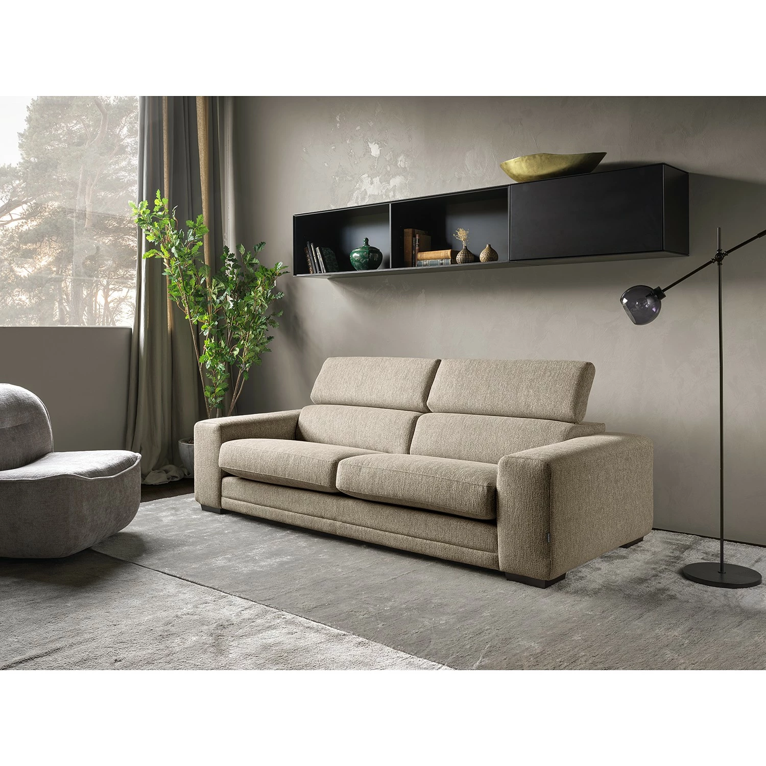 Loftscape Canapé Penpont (2 places) - Tissu Kaja: Anthracite 5 Loftscape Canapé Penpont (2 places) - Tissu Kaja: Anthracite – Image 3