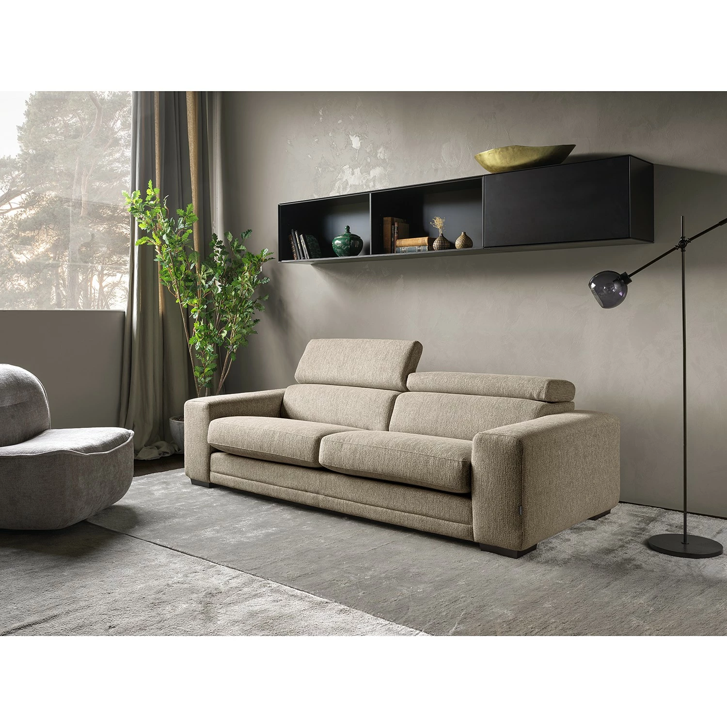 Loftscape Canapé Penpont (2 places) - Tissu Kaja: Anthracite 6 Loftscape Canapé Penpont (2 places) - Tissu Kaja: Anthracite – Image 4