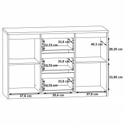 Loftscape Buffet Optima - Imitation chêne de Sonoma 9 Loftscape Buffet Optima - Imitation chêne de Sonoma -loftscape Boutique 1000348089 220603 501 SKETCH DETAILS P000000001000348089 sketch