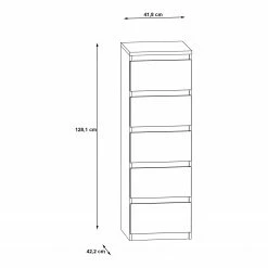 Loftscape Commode haute Optima - Blanc mat -loftscape Boutique 1000348094 220603 500 SKETCH DETAILS P000000001000348094 sketch