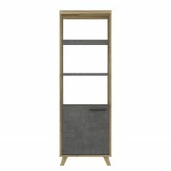 Fredriks Étagères de bureau Winster - Imitation chêne / Imitation béton -loftscape Boutique 1000348165 220505 030 DETAILS P000000001000348165