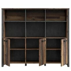 Fredriks Étagères de bureau Clifford - Imitation bois recyclé / Gris foncé 13 Fredriks Étagères de bureau Clifford - Imitation bois recyclé / Gris foncé -loftscape Boutique 1000348167 220505 031 DETAILS P000000001000348167