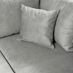 Fredriks Canapé panoramique Togari - Velours Cloe: Fango - Méridienne courte à gauche / longue à droite (vue de face) -loftscape Boutique 1000348644 220601 130 DETAILS P000000001000348644