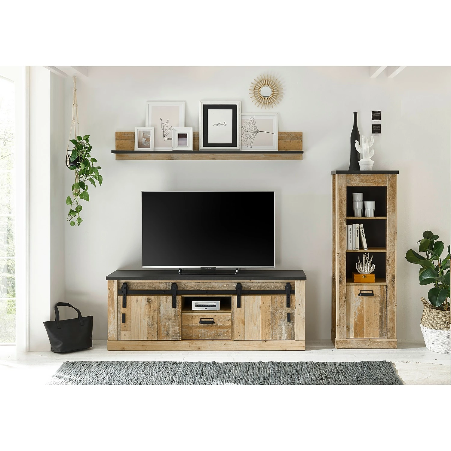 Ridgevalley Tablette murale Shutter - Imitation chêne 6 Ridgevalley Tablette murale Shutter - Imitation chêne – Image 4