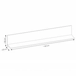 Ridgevalley Tablette murale Shutter - Imitation chêne 16 Ridgevalley Tablette murale Shutter - Imitation chêne -loftscape Boutique 1000348672 220505 500 SKETCH DETAILS P000000001000348672 sketch