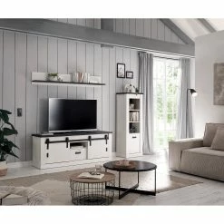 Ridgevalley Meuble TV Shutter I - Imitation pin blanc -loftscape Boutique 1000348678 220505 022 MOOD DETAILS P000000001000348678 mood