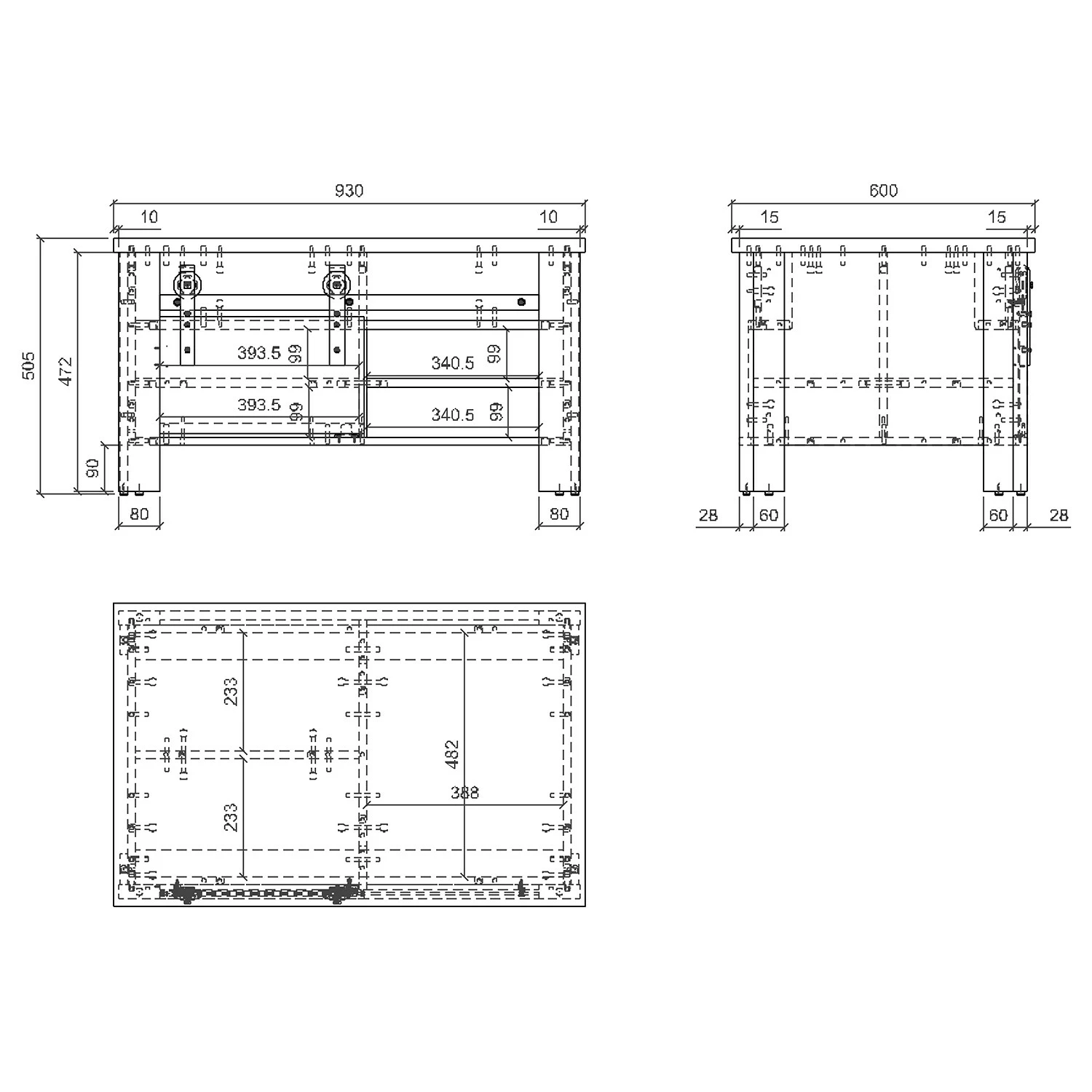 Ridgevalley Table basse Shutter - Imitation chêne 11 Ridgevalley Table basse Shutter - Imitation chêne – Image 9
