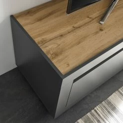 Loftscape Meuble TV Accra I - Anthracite / Imitation chêne -loftscape Boutique 1000348811 220506 033 DETAILS P000000001000348811