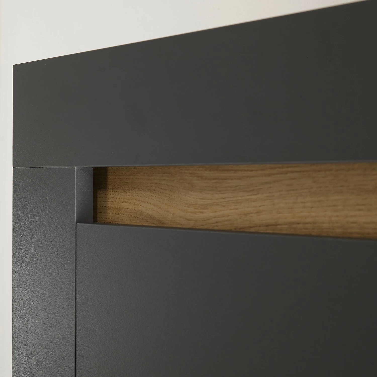 Loftscape Ensemble meubles TV Accra II (4 élém.) - Anthracite / Imitation chêne 24 Loftscape Ensemble meubles TV Accra II (4 élém.) - Anthracite / Imitation chêne – Image 22