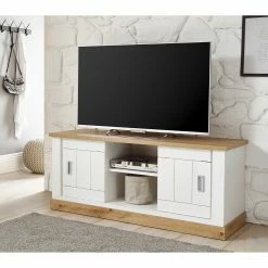 Ridgevalley Ensemble meubles TV Ollezy II (4 élém.) - Imitation pin blanc / Imitation chêne artisan -loftscape Boutique 1000349814 220511 021 MOOD DETAILS P000000001000349814 mood