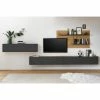 Norrwood Ensemble meubles TV Olon II (4 éléments) - Anthracite 2 Norrwood Ensemble meubles TV Olon II (4 éléments) - Anthracite -loftscape Boutique 1000350321 220517 011 MOOD IMAGE P000000001000350321 mood