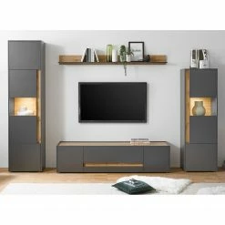 Norrwood Ensemble meubles TV Olon V (4 éléments) - Anthracite