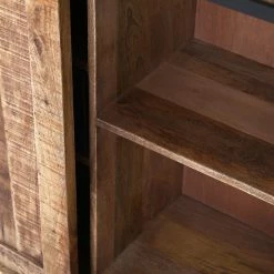 Red Living Buffet haut Toleos - Manguier brut massif / Fer - Manguier / Noir -loftscape Boutique 1000352069 220520 050 DETAILS P000000001000352069