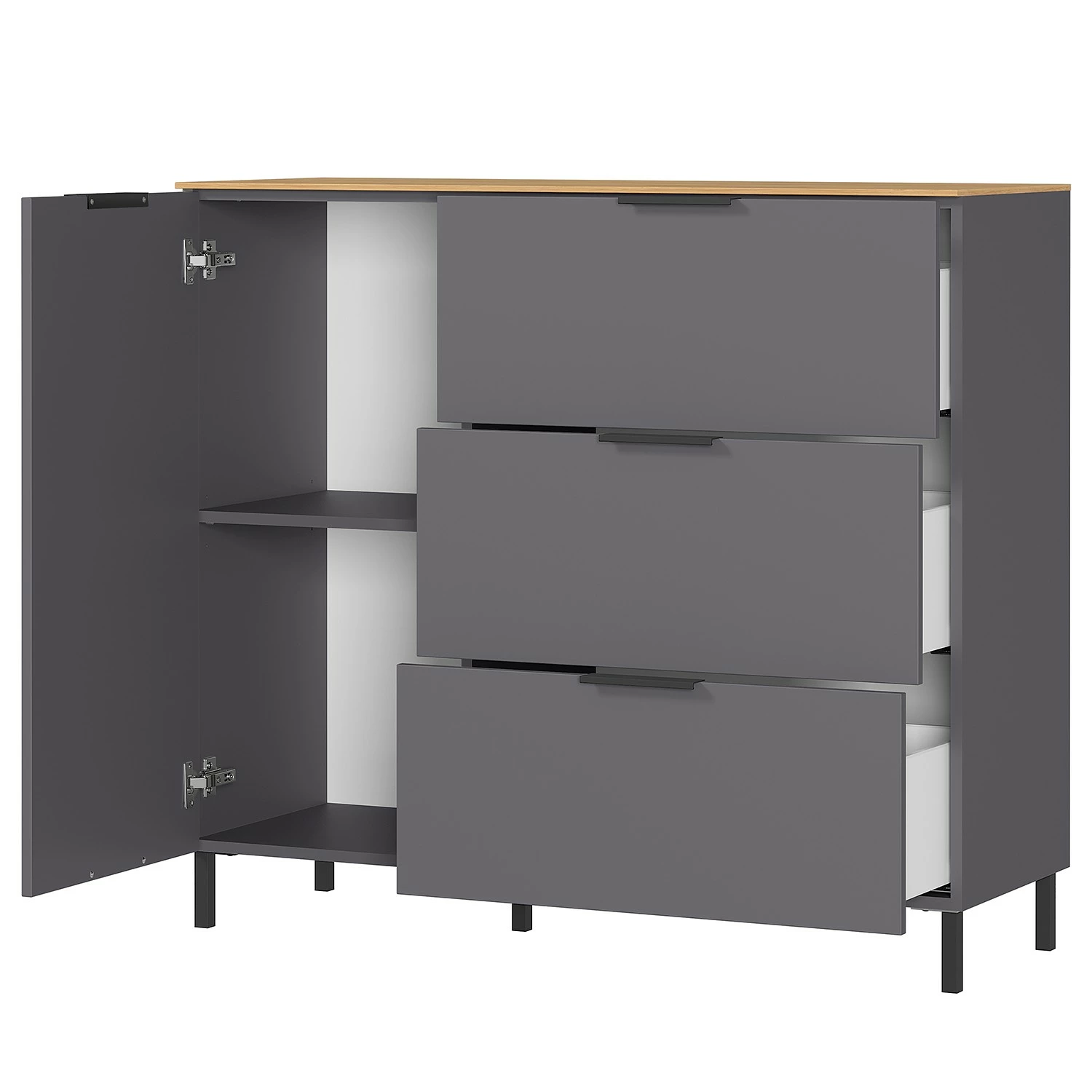 Germania Commode California I - Graphite 8 Germania Commode California I - Graphite – Image 6