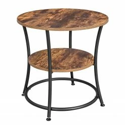 Red Living Bout de canapé Uberto III - Marron / Noir